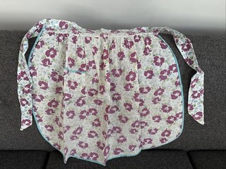 Vintage 50er/60er Jahre Baumwollschürze