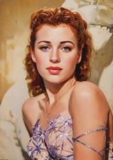 Gail Russell Unique Oils Illustration #08 (A4 Size-210 x 297mm-8.5" x 11.75")