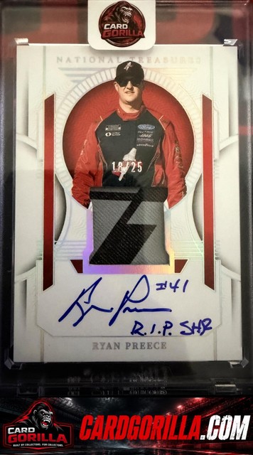 2024 National Treasures Premium Patches Ryan Preece RIP SHR Inscription Auto!