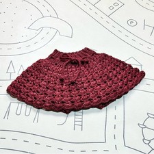Misha & Puff Crochet Merino Wool Skating Skirt NWOT Sz 6-12M RV $198