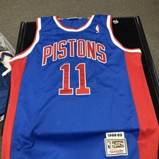 Detroit Pistons Isaiah Thomas 1988-89 Authentic Jersey Size 52