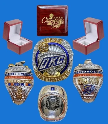 Oklahoma City Thunder 2025 Championship Ring New With Box ⚡SHIPS SAME DAY⚡