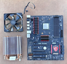 MSI 970 Gaming AM3+ ATX Motherboard + AMD FX‑8350 Black Edition CPU Combo DDR3