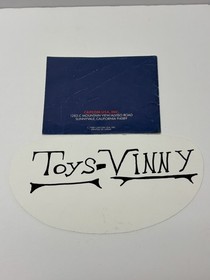 BIONIC COMMANDO Nintendo NES Game Original 1988 Instruction Manual Booklet *ONLY