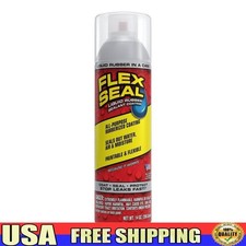 Liquid Rubber Sealant Spray Waterproof Coating Stops Leaks Multi Surface 14oz US