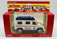 Ambulance van type GMC - 1:36° - MAJORETTE Super Movers 3021 - 1980s - Neuf