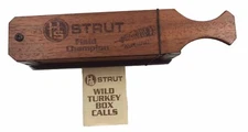 H S Strut Natural Wild Turkey Box Game Call Silencer Plus Field Champion 11095-S