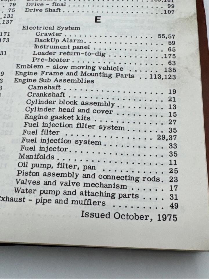 1975 Case Model 450 Crawler Tractor With 207 Diesel Engine Parts Catalog 1303 - Image 4 of 4