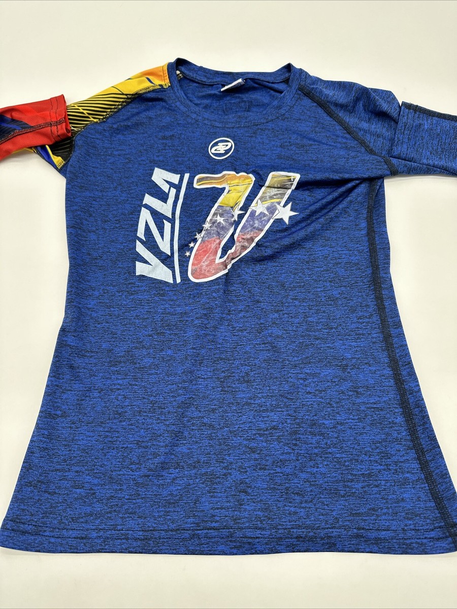 Venezuela Soccer Jersey Youth Boy Small Long Sleeve Multicolor