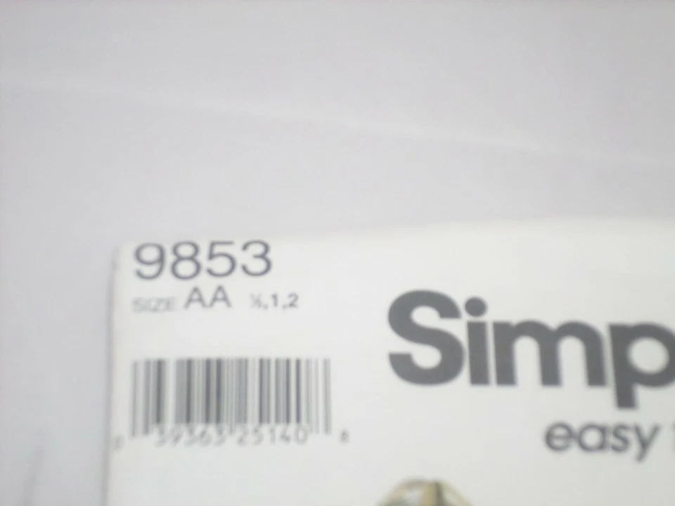 LOT OF 2 Simplicity Pajamas Loungewear Sewing Pattern9853 with two different  SZ - Image 4 of 4