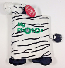 Fiesta Childs Photo Album/Plush Cover with Zebra/Holds 50 photos/New with tags