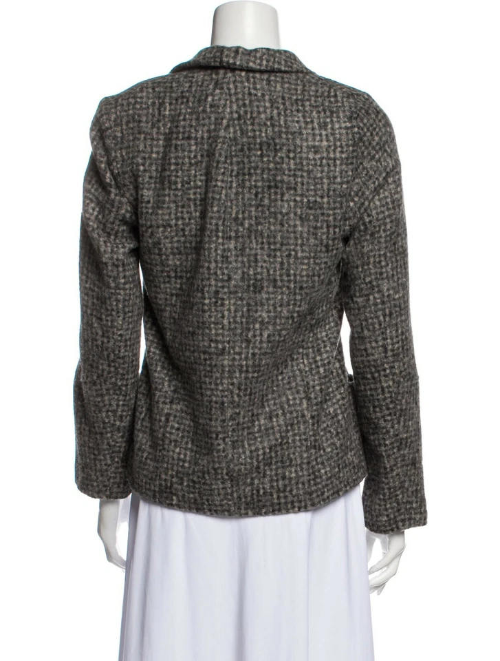 Chaqueta/Ablazer Jil Sander Gris Alpaca Suave Talla 38/IT/US 6 Foto 3 de 4