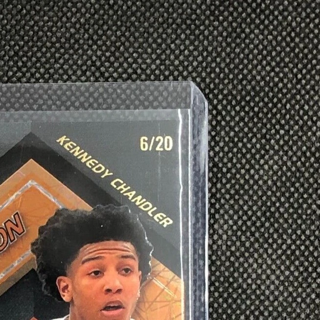 RARE! KENNEDY CHANDLER - 2021-22 WILD CARD ALUMINATION RISING SON #'d/20 ROOKIE - Image 3 of 4