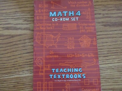 Teaching Textbooks Math 4 DVD set