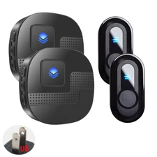 Wireless Doorbell •LIKEPAI • Doorbell Chime Kits with 2 Transmitter 2 Receivers 