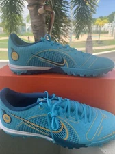 Nike Mercurial Vapor 14 Academy Turf Soccer Shoes Men’s Sz 8 DJ2879-484