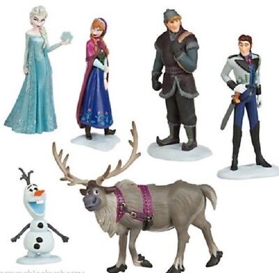 Figurines Playset La Reine des Neiges Disney Store Anna Kristoff Hans Sven  Olaf