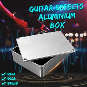 Effets Ponceau en aluminium boîte de projet boîtier pour instrument de guitare