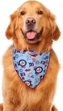 Style American Flag Dog Bandana - Patriotic 4th of July Dog Bandana for Dogs