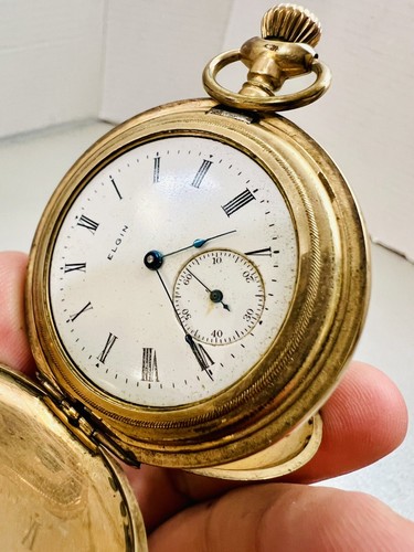 VINTAGE ELGIN /PHILADELPHIA WATCH CASE CO POCKET WATCH. - Picture 14 of 22