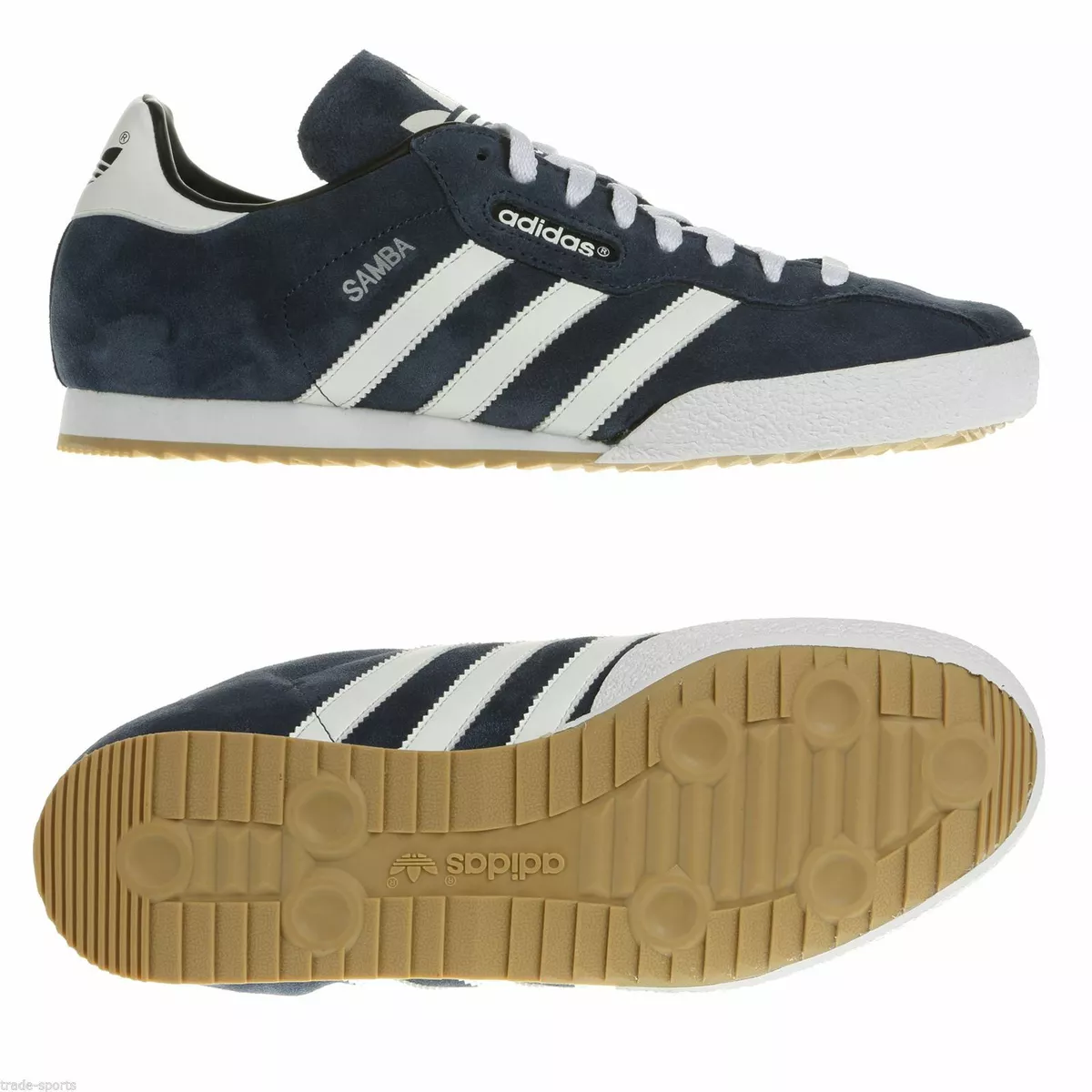 adidas FOOTBALL SAMBA NAVY WHITE SHOES SNEAKERS NEW SALE MEN'S | eBay