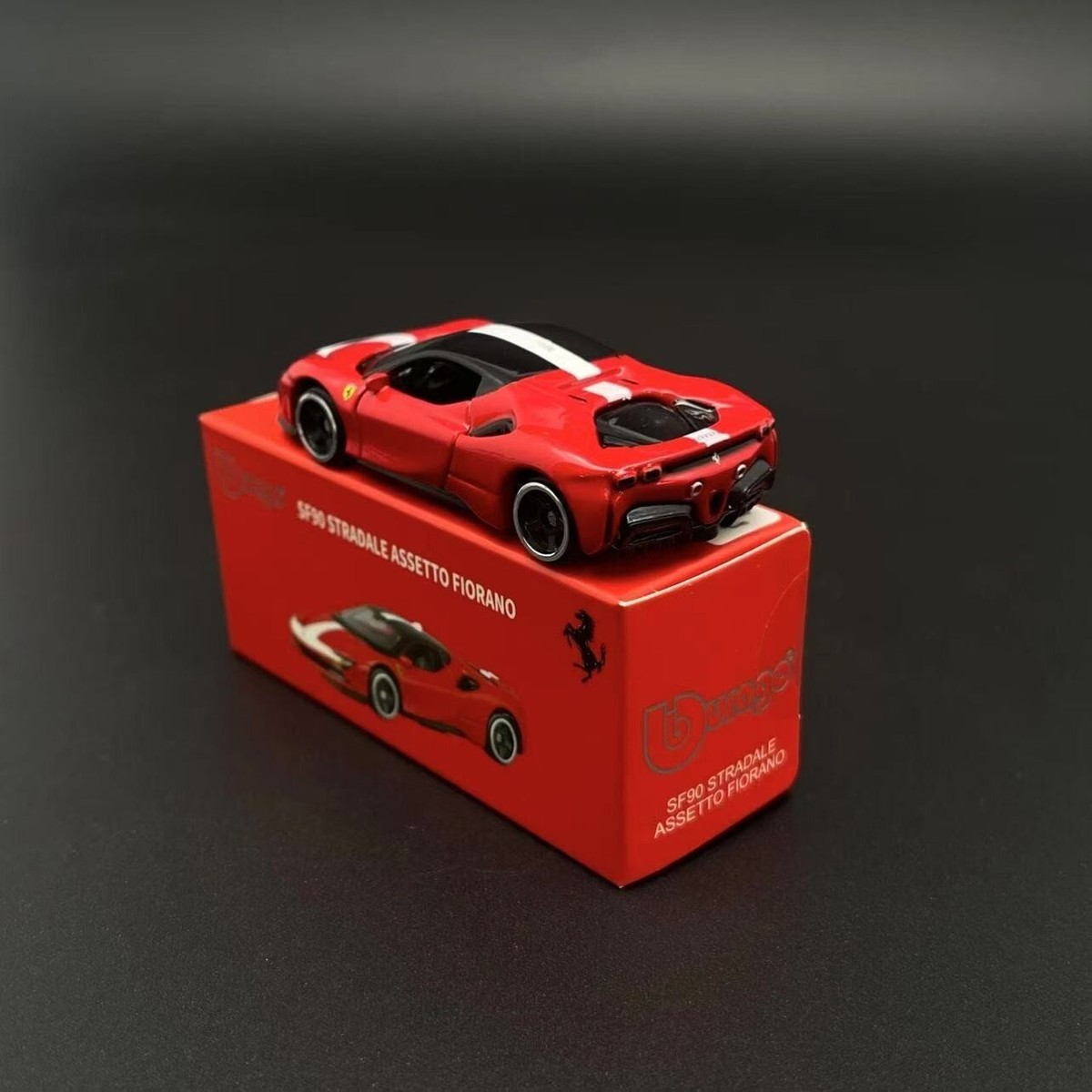 アート 1/64 SF90 ストラダーレ 赤 1:64 Scale FERRARI SF90 STRADALE Red Diecast Model Car Gift