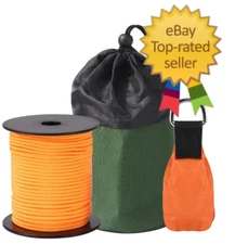 Throw Line Kit, Arborist Throw Weight and Line Kit, 164’ Ultra Slick Polyester R