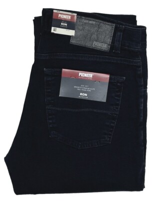 Pioneer RON W 32 L 30 Stretch Blue Black Herren Jeans 11441.6220.6801 1.Wahl
