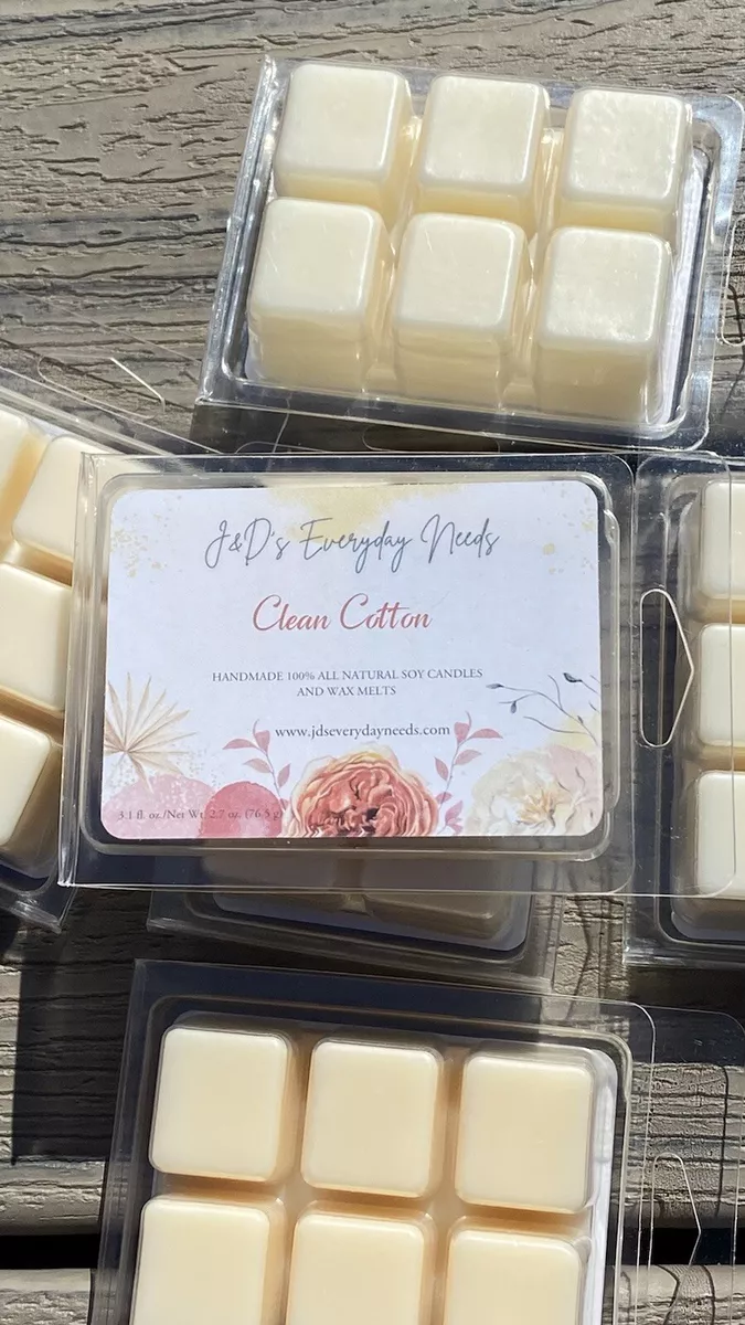 All Natural 100% Soy Wax Melts/Tarts Warmer Cubes Candle Melts