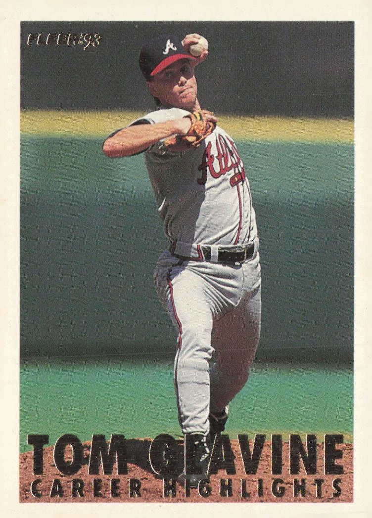 Tom Glavine trading card