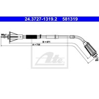 ATE Handbremsseil Bremsseil Hinten Links Passend FüR Volvo S80 II AS
