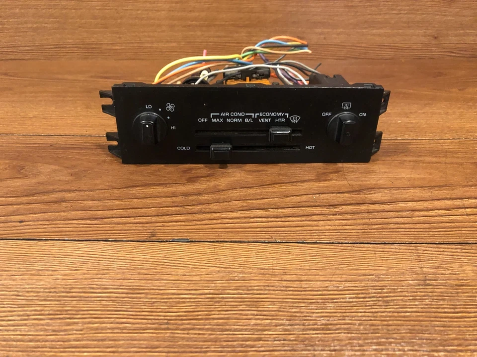 1984-1989 CHEVY CORVETTE C4 MANUAL A/C AC AIR CLIMATE CONTROL HEATER SWITCH OEM - Image 3 of 4