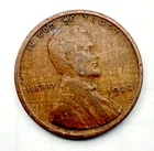 1920-P Wheat 1c Mixed Alloy “Woody” Lamination Error ~ Nice! ~G65
