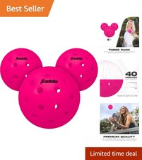 Official X-40 Outdoor Pickleballs - Durable, High Visibility for Enhanced Play