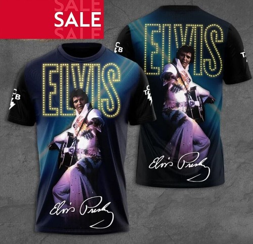 Elvis Presley Tour 3D T-Shirt - Elvis Presley 3D T-Shirt, Elvis Shirt, Elvis Tou