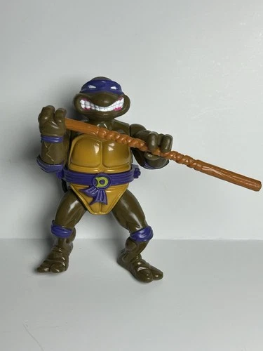 Vintage 1990 Playmates TMNT Teenage Mutant Ninja Turtles Donatello Action Figure