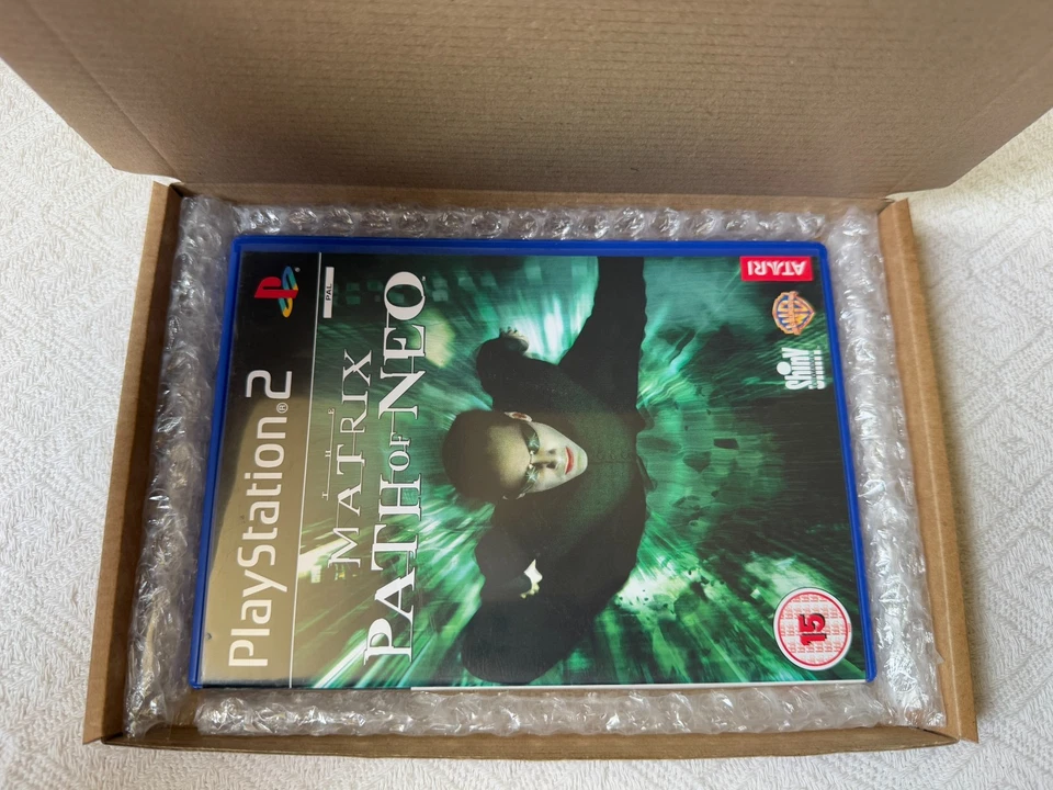 The Matrix Path of Neo PS2 - UK PAL VGC CIB with Reg & Natural Disc - Tracked - Image 3 of 4