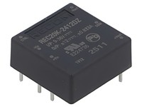 REC20K-2412DZ Wandler: Dc/Dc 20W Ueing: 9-36VDC Uausg: 12VDC Uausg2: -12VDC Reco