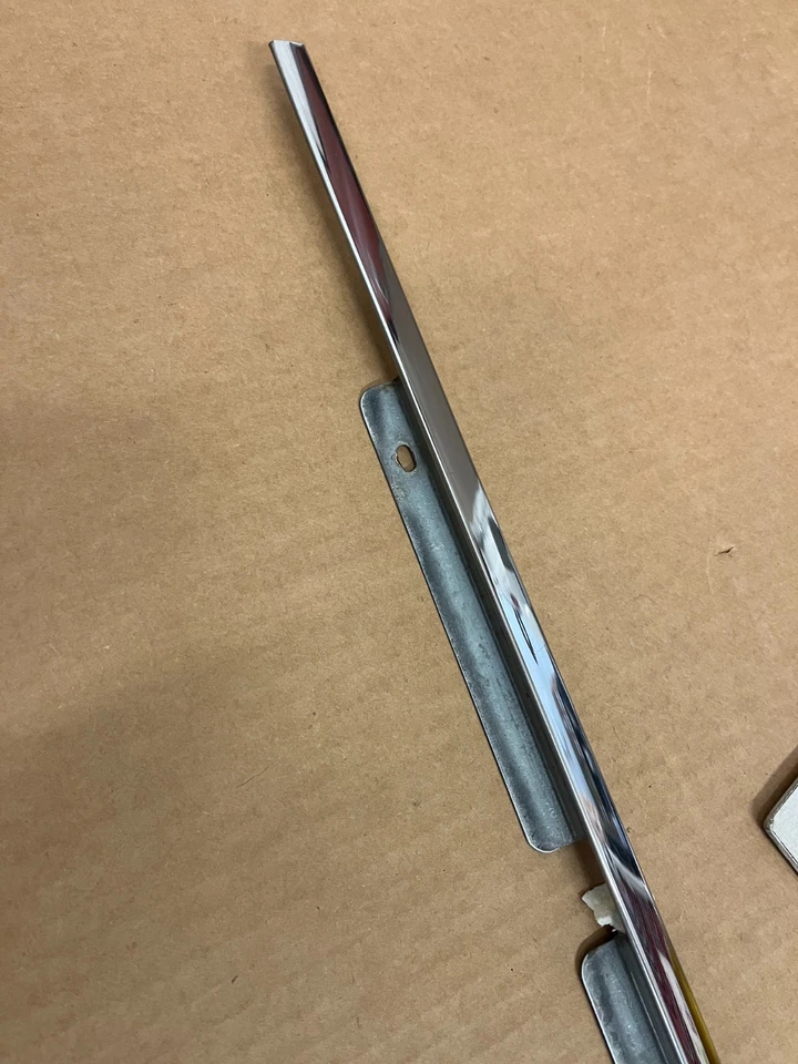 Panel de puerta superior de carrocería Mopar B cromo moldura Coronet Satellite 1968-1970 HT LH TRASERO Foto 2 de 4