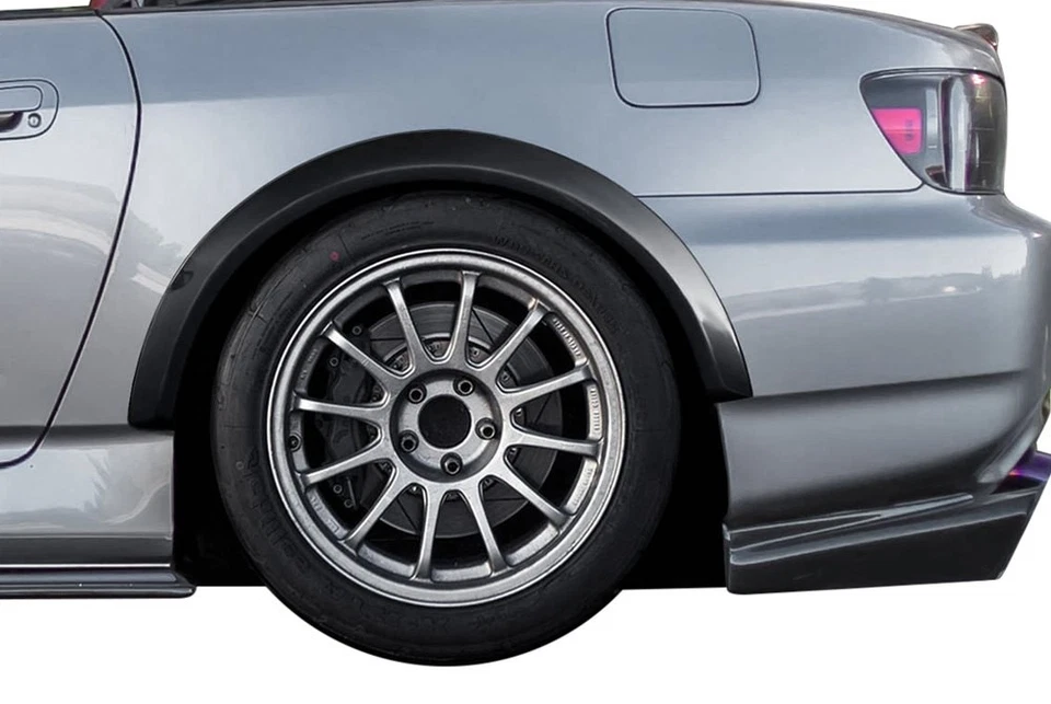 For Honda S2000 00-09 VTX Style Fiberglass Front & Rear Fender Flares Unpainted Foto 3 de 4