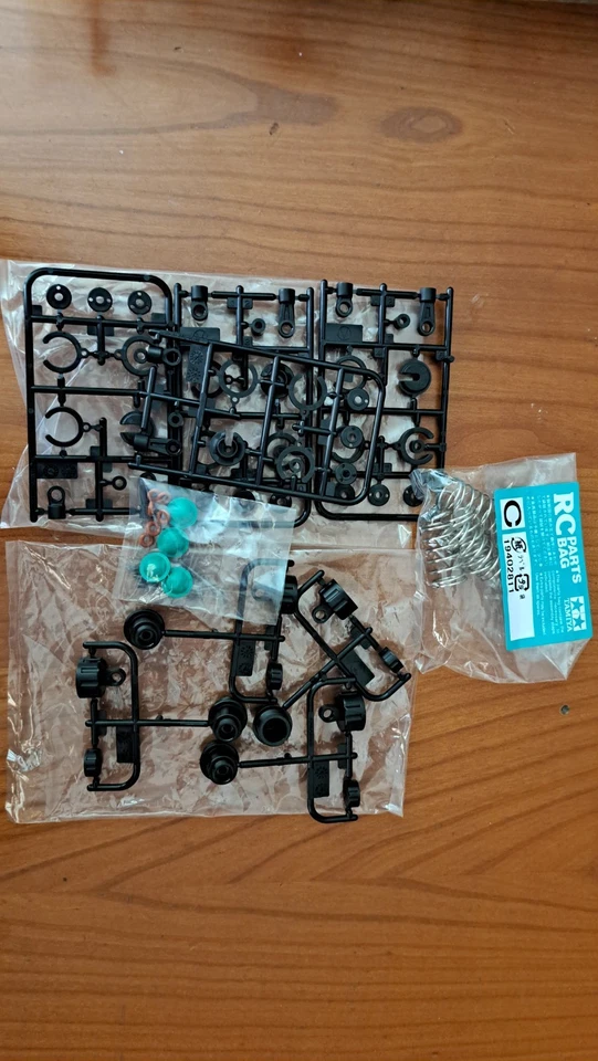 Tamiya TT-02 Ricambi Optionals Sterzo Cuscinetti Alluminio Carbonio - Immagine 4 di 4