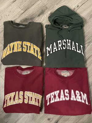 Vintage Y2K College Hoodies Size XL Bundle Steve Barry