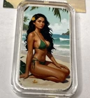 1 oz 999 Silver Bar “Midnight Mint “Beach Watch”– Hawaii, Low Mintage Free S&H