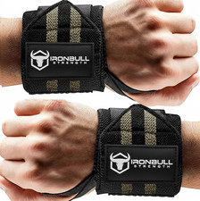 Wrist Wraps for Weightlifting USPA  IPL Approved - 18  Premium Quality Wrist