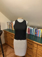 Full Tilt Women’s Black Racer Back Tank Size XL Snug Fit Stretch Fabric