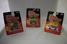Lot of 3 Racing Champions 1:64 PREMIER STOCK CAR w/Diecast Emblem 1996-1997