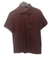 DKNY Men's Stackable Regular-Fit Polo Shirt Wine SIZE S And 2XL AVAILABLE