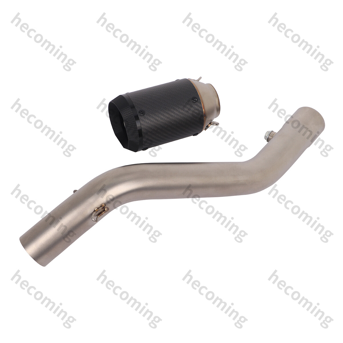 ふう For Kawasaki Ninja ZX6R ZX636 2023-2025 Mid Pipe Slip On
