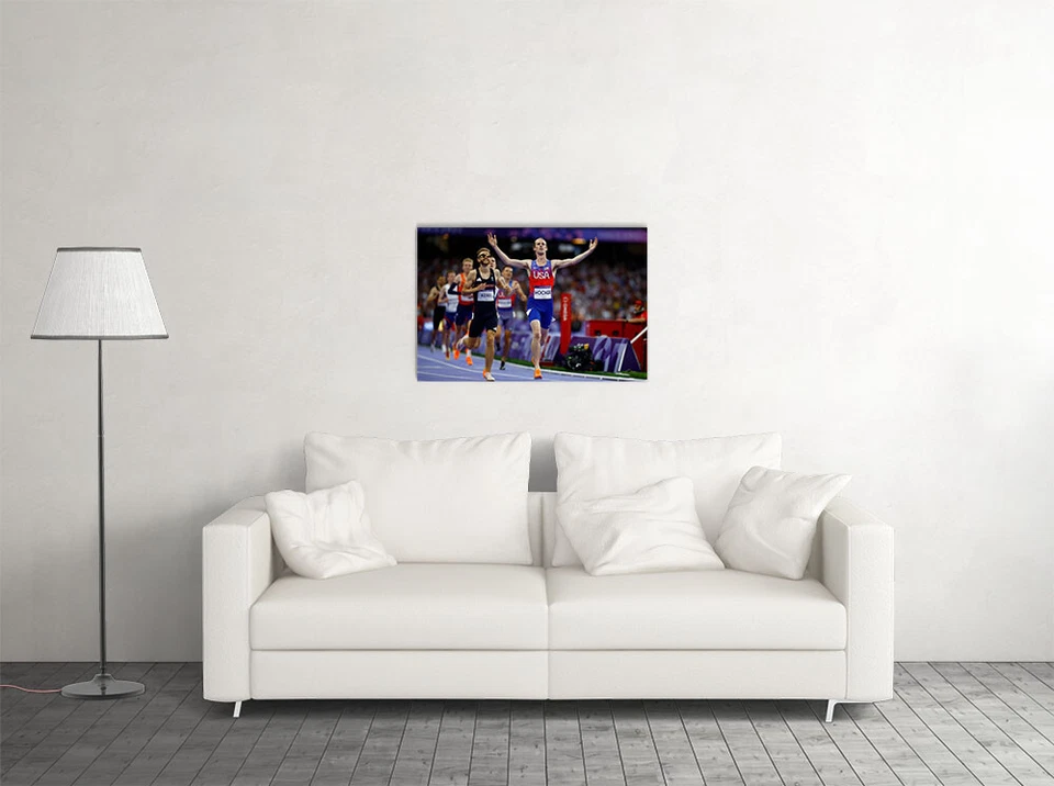 科尔·霍克美国冠军奖章 1500 米 2024 年夏季运动会体育 - 海报 20"x30" — 第 2/3 张图片