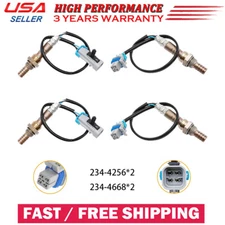 4Pcs Upstream Downstream O2 Oxygen 02 Sensor for 08-14 Chevy Suburban 1500 5.3L